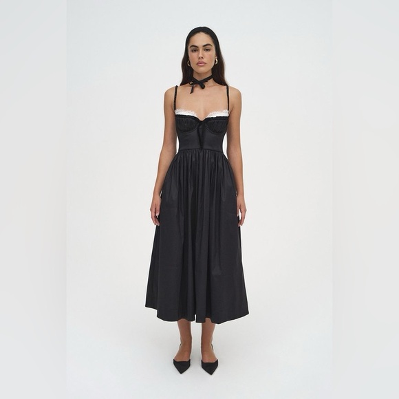 For Love & Lemons Doris Middi Dress - Picture 3 of 10